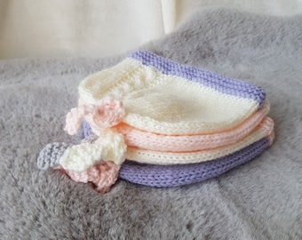 Hand knitted baby hats, new baby hat, Floppy Ears hats