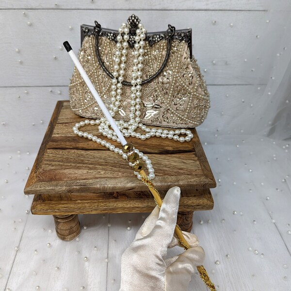 Gold Cigarette Costume Prop