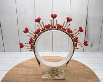 Queen of Hearts Halo Headband Crown