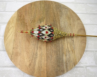 19" Queen of Hearts Harlequin Scepter