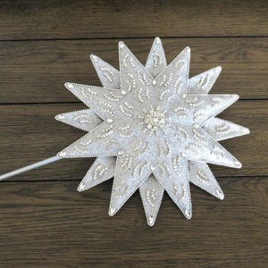 21&quot; Silver Starburst Scepter