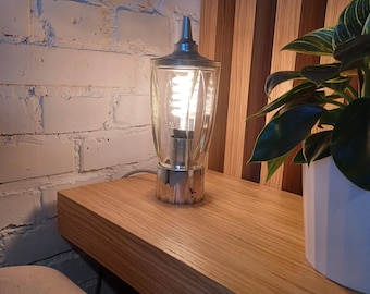 Upcycled Retro Mixer Lamp – Handmade Upcycled Kitchen Decor