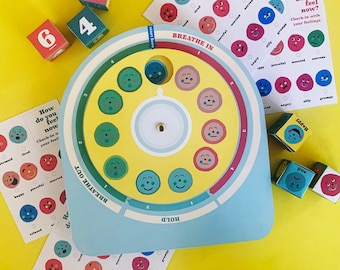 Breathing Wheel Activity Bundle: Mindfulness for Kids (Printable)