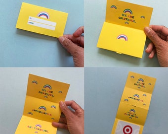 Teacher Appreciation Gift Card Holder: Printable Thank You Card