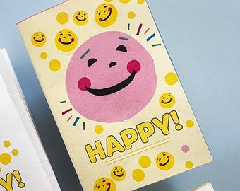 Kids Feelings Card: Printable Valentine Birthday Zine (Digital Printable)