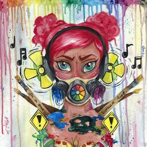 One Woman Riot Print