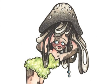 Impresión de gorra en blanco y negro