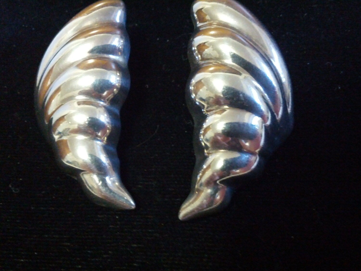 Vintage Sterling silver stamped 925 tc25 pierced earrings Etsy