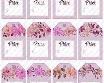 Price Tags Fillable Printable- DIGITAL FILE