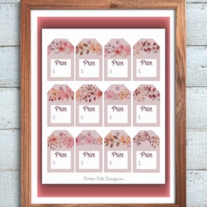 Price Tags Fillable Printable- DIGITAL FILE - Etsy