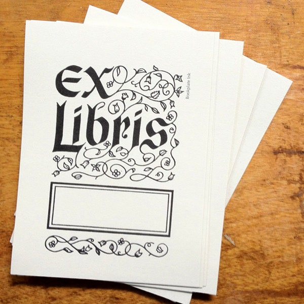 Ex Libris Design Bookplate