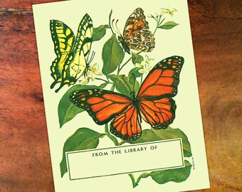 Butterfly Painting Antioch Bookplate