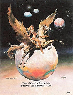 Vintage Boris Vallejo Bookplates - Etsy