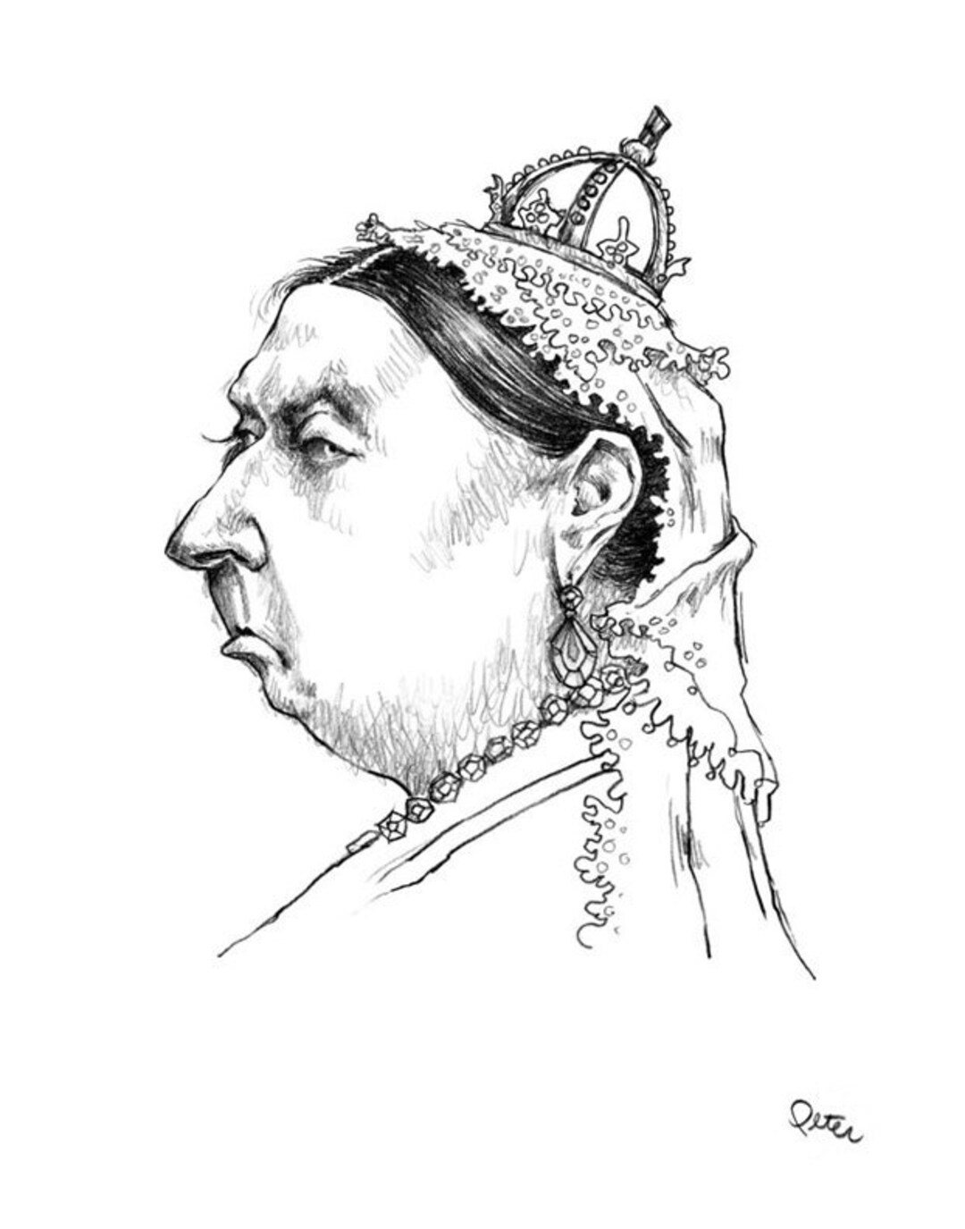 Queen Victoria, 8.5x11 Print - Etsy