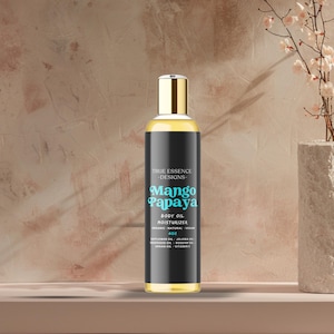 Mango Papaya Body Oil Moisturizer 4oz
