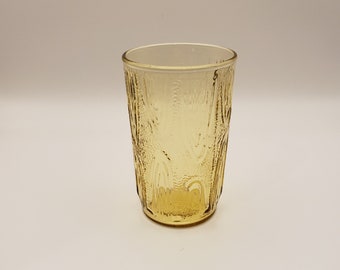 Vintage Juice Glasses in Yellow - Set of 5