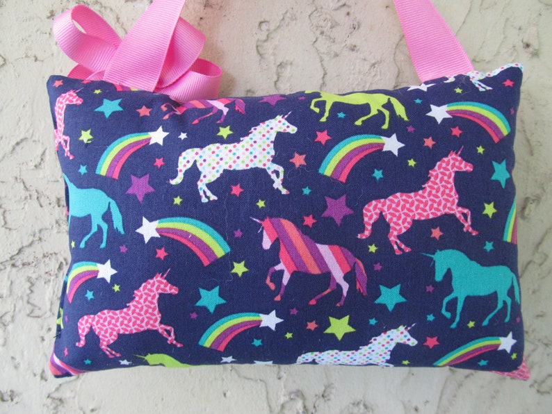 Tooth Fairy Pillow Pillow for loose tooth Baby Shower Gift, Unicorn, Unicorn Pillow image 2