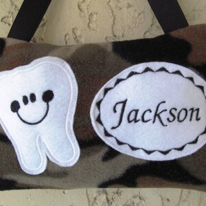 Tooth Fairy Pillow Pillow for loose tooth Baby Shower Gift afbeelding 2