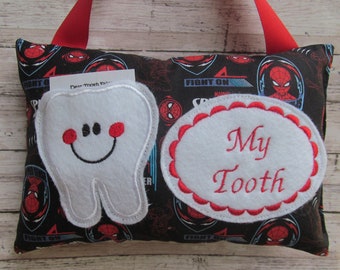 Tooth Fairy Pillow  Pillow for loose tooth  Baby Shower Gift