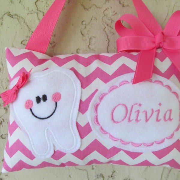 Tooth Fairy Pillow, Pillow for loose tooth, Baby Shower Gift