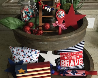 Fourth of July Decor,, Fourth of July, 4th of July Decor, Americana, americana decor, patriotic decor,
