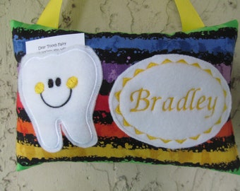 Tooth Fairy Pillow  Pillow for loose tooth  Baby Shower Gift