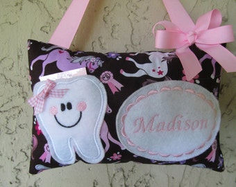 Tooth Fairy Pillow, Pillow for loose tooth, Baby Shower Gift