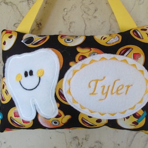 Personalized Tooth Fairy Pillow, Children&#39;s Keepsake, Custom Tooth Holder, Kids Gift, Tooth Fairy Gift