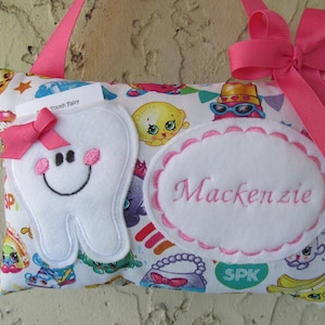 Personalized Tooth Fairy Pillow, Children&#39;s Keepsake, Custom Tooth Holder, Kids Gift, Tooth Fairy Gift