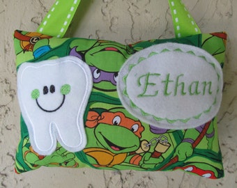 Personalized Tooth Fairy Pillow, Children's Keepsake, Custom Tooth Holder, Kids Gift, Tooth Fairy Gift