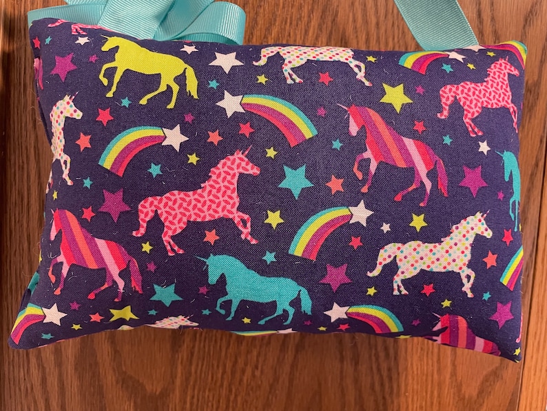 Personalized Tooth Fairy Pillow, Children's Keepsake, Custom Tooth Holder, Kids Gift, Tooth Fairy Gift, Unicorn Tooth Pillow Bild 6