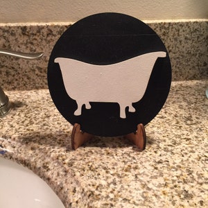 CLEARANCE SALE 50% OFF Bathroom tiered tray collectibles, bathroom decor, bath decor