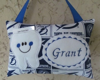 Personalized Tooth Fairy Pillow, Children's Keepsake, Custom Tooth Holder, Kids Gift, Tooth Fairy Gift