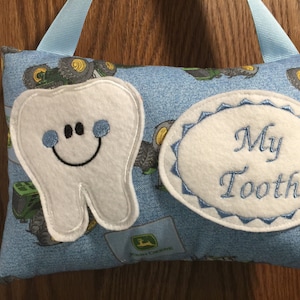 Personalized Tooth Fairy Pillow, Children&#39;s Keepsake, Custom Tooth Holder, Kids Gift, Tooth Fairy Gift