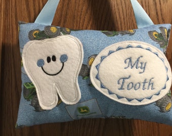 Tooth Fairy Pillow, Pillow for loose tooth, Baby Shower Gift