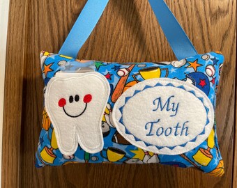 Personalized Custom Tooth Fairy Pillow  Tooth Pillow  Lost Tooth Pillow, Child's Pillow, Tooth Fairy Sports pillow