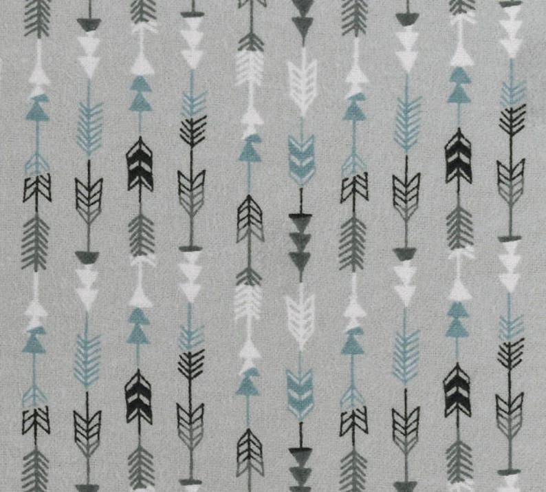 Crib Sheet 100/% Natural Cotton Flannel Arrow Fitted Toddler Bed Sheet