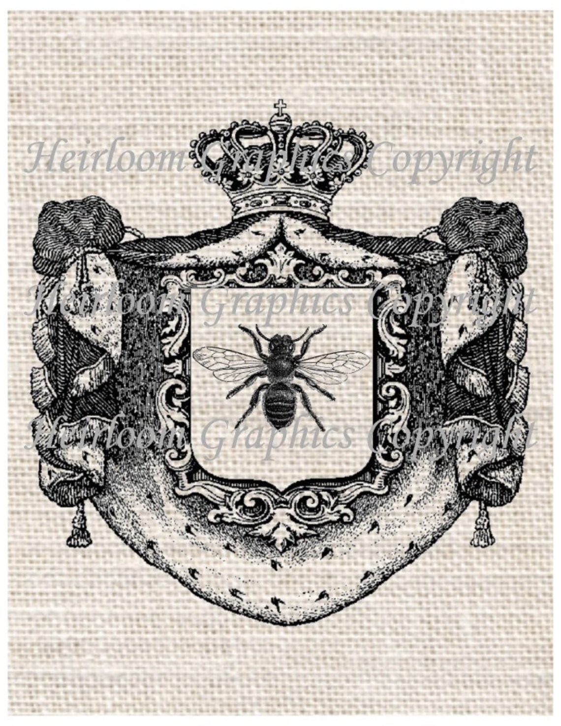 Queen Bee Iron on Digital Transfer Queen Bee Transfer - Etsy