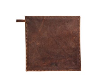 Leather Potholder - High-Heat Resistant Kitchen Trivet | Hardmill