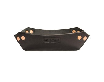 Full Grain Leather Valet Tray - Organized EDC & Jewelry Storage | Hardmill
