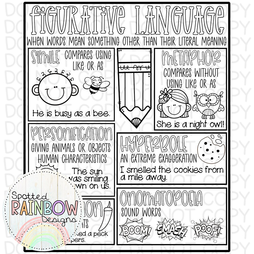 diy-printable-traceable-jumbo-anchor-chart-template-figurative-language-arts-classroom-tools-graphic-organizer-2nd-grade-reading-teacher-etsy for Free Printable Figurative Language Worksheets DIY Printable Traceable Jumbo Anchor Chart Template Figurative Language Arts Classroom Tools Graphic Organizer 2nd Grade Reading Teacher - Etsy for Free Printable Figurative Language Worksheets