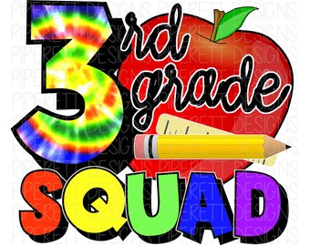 3rd Grade Clipart Etsy