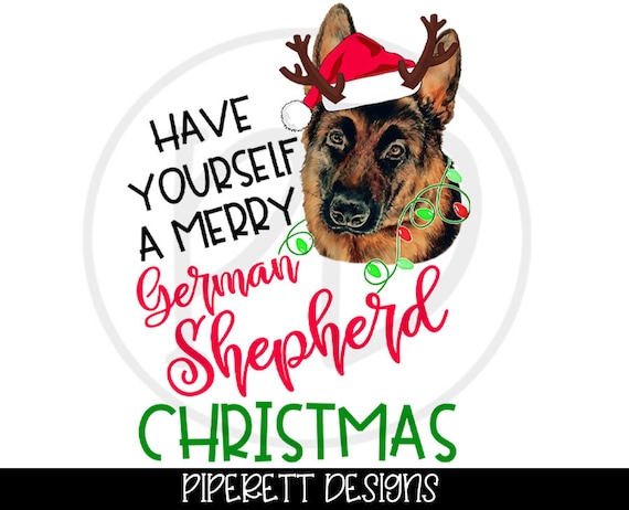 German Shepherd Dog Merry Christmas Shirt German Shepherd Dog Merry Christmas Shirt