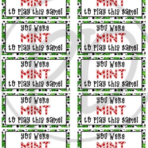 INSTANT DOWNLOAD Printable Soccer Futbol Team Treat Goody Candy Bag ...