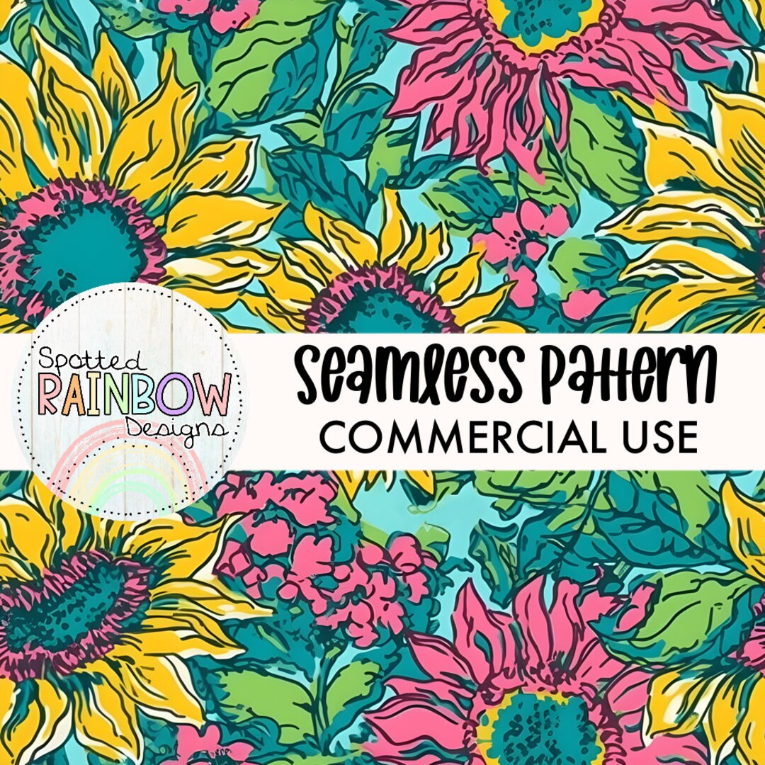 Prepay Backgrounds COMMERCIAL USE Preppy Colorful Seamless Pattern Digital Paper ...