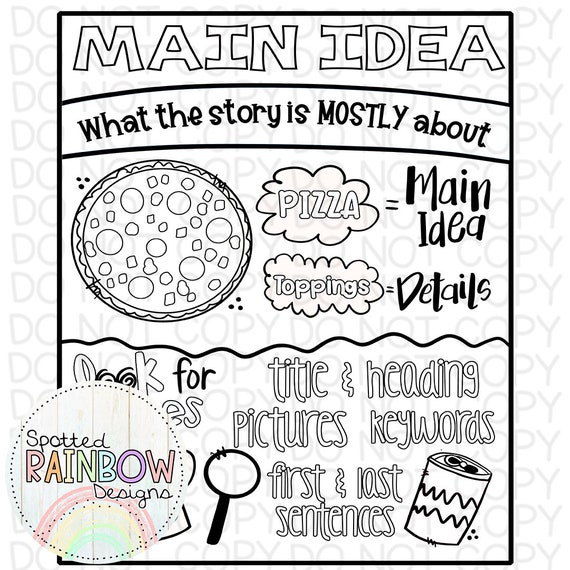 Main Idea Table Template