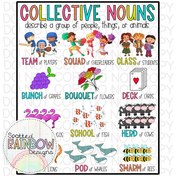 Collective Noun Worksheets | Using Nouns