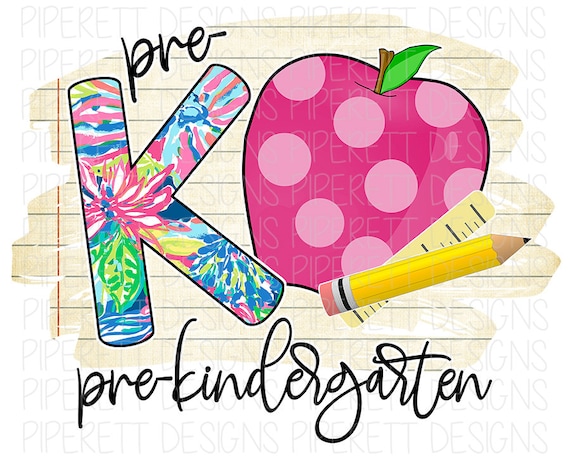 Prek Pre Kindergarten Grade Level Shirt Teacher Apple Colorful Etsy
