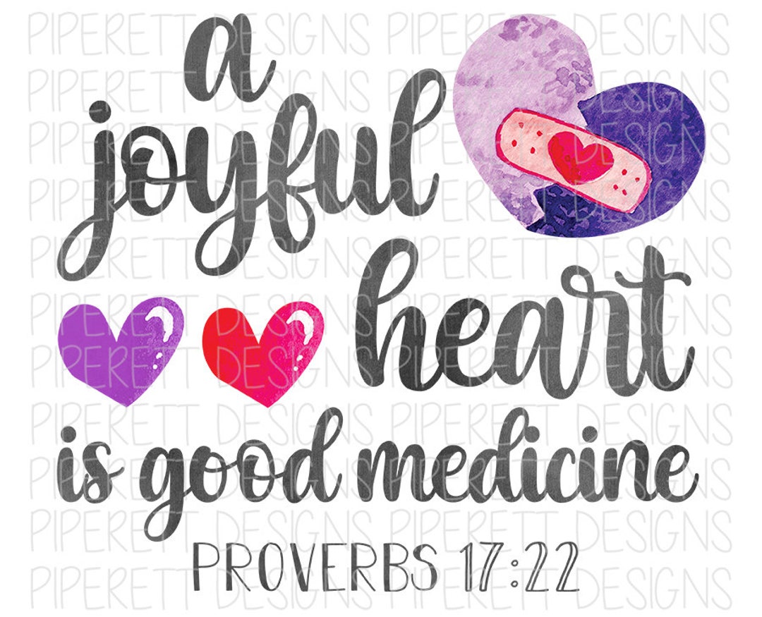 A Cheerful Heart Is Good Medicine {Tote Bag} A Cheerful Heart Is Good Medicine {Tote Bag}