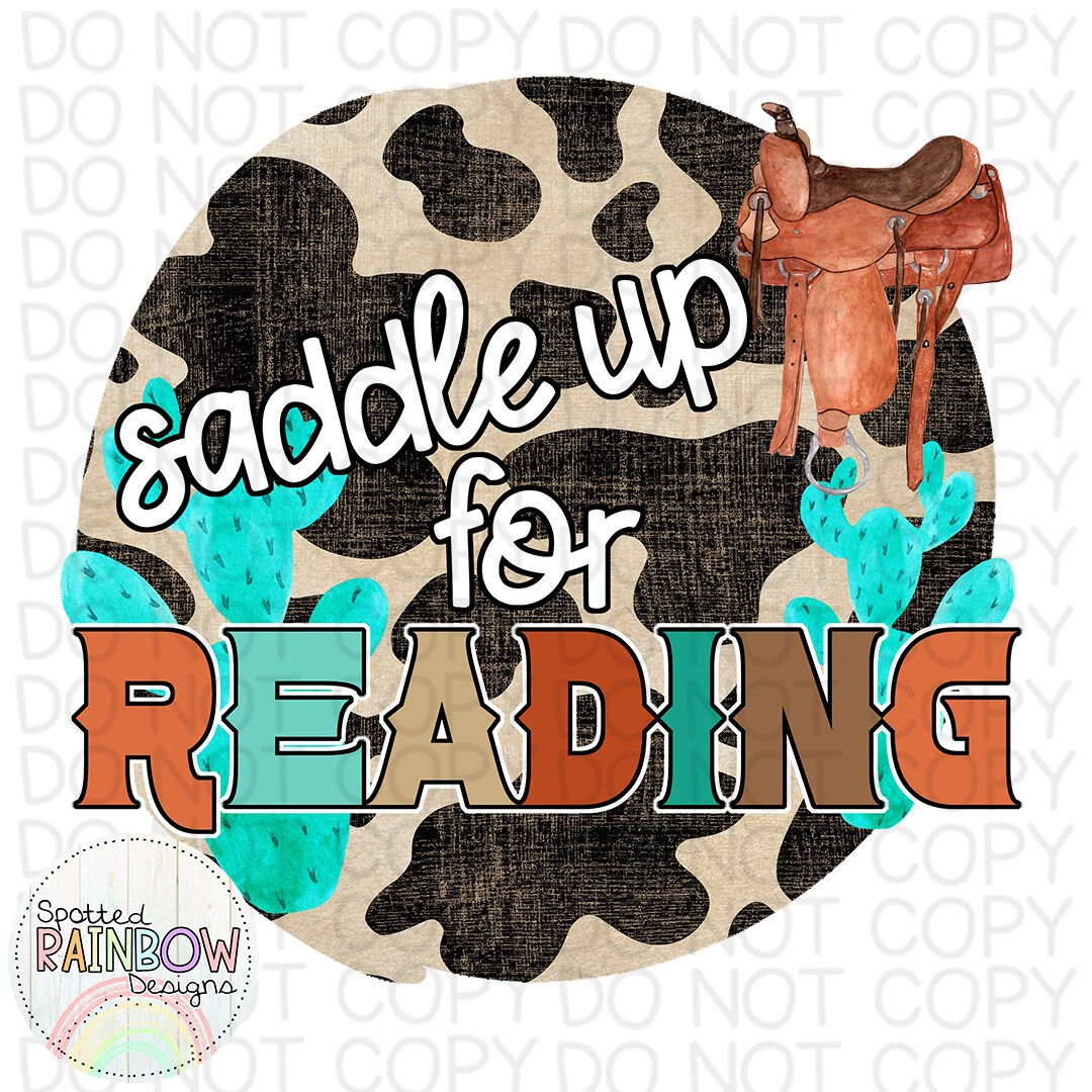 Saddle up for Reading Western Cow Print Aztec Theme Classroom Shirt ...